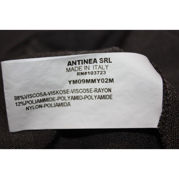 VINTAGE Armani Collezioni Antinea SRL Cut-Out Cardigan Knit Grey Sweater 44 US 8 - Picture 10 of 10